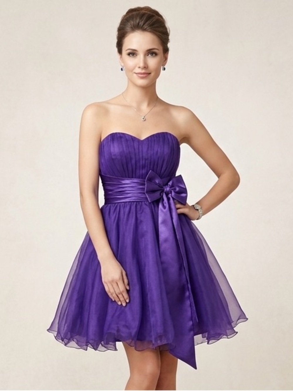 Beautifly Party Dress Size 8 New with Tags Strapsless Chiffon Pretty Formal